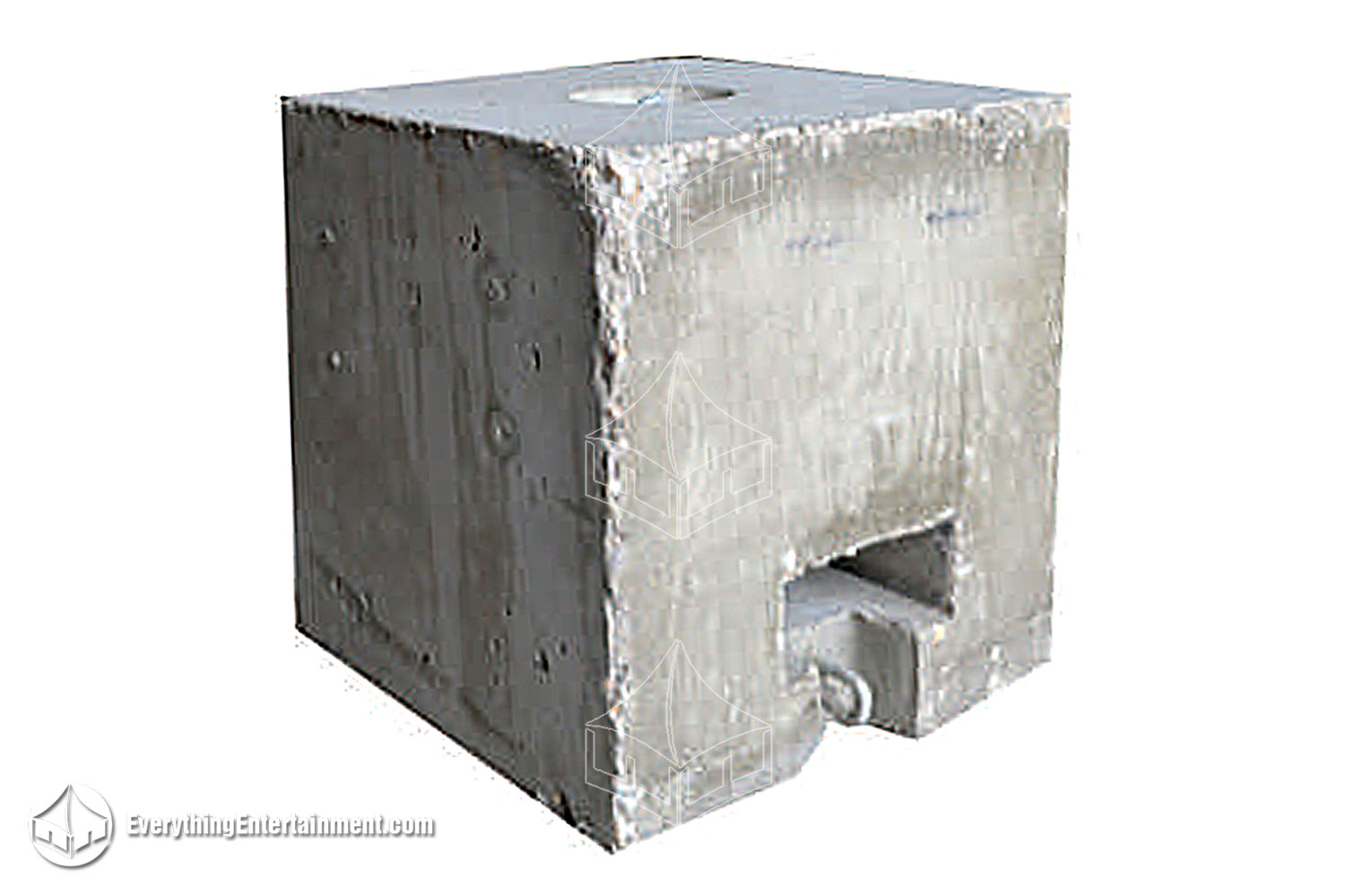 700lb Cement Ballast on White Background